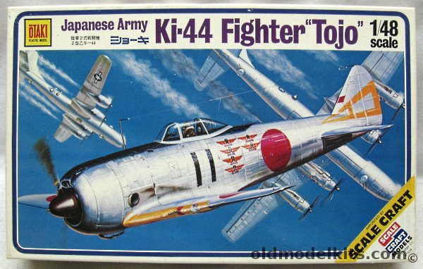 Otaki 1/48 Nakajima Ki-44 Shoki 'Tojo' - With Markings for Four Aircraft, OT2-14-400 plastic model kit